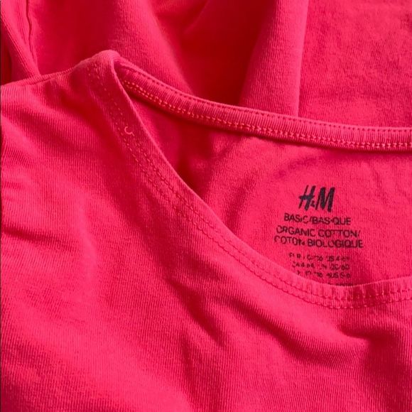 H&M Girl’s Pink Long Sleeve Tee Size 4-6y - Picture 8 of 8